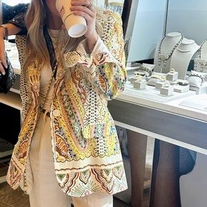 Zara Printed Blazer